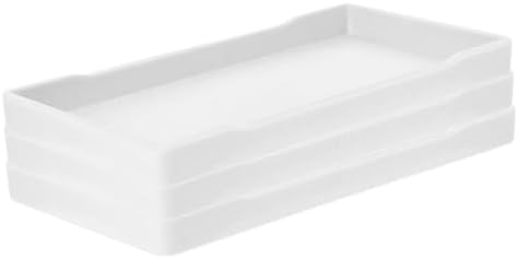 3pcs Thick Bathroom Vanity Tray Organizer for Soap and Perfume