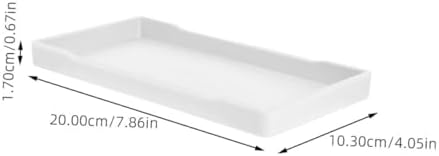 3pcs Thick Bathroom Vanity Tray Organizer for Soap and Perfume