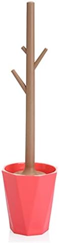 Space-Saving Toilet Brush with Durable Silicone Bristles