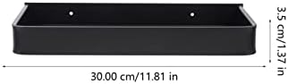MAGICLULU Black Wall-Mounted Shower Caddy