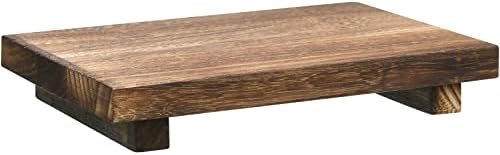 Wooden Soap Tray with 4 Legs for Kitchen and Bathroom