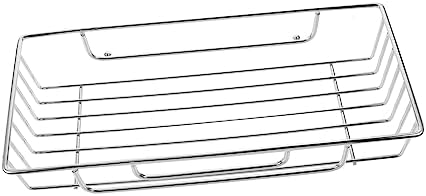 PRETYZOOM Wall Mounted Shower Organizer Rack for Toothbrushes Cups and Bathroom Essentials
