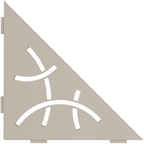 Schluter Systems Triangular Corner Shelf E Cream Curve Design