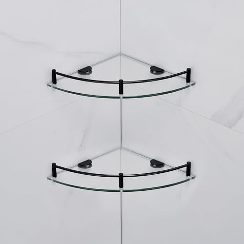 Glass Shower Corner Shelves 2 Pack