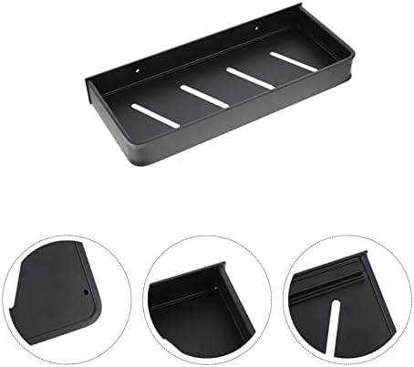 MAGICLULU Black Wall-Mounted Shower Caddy