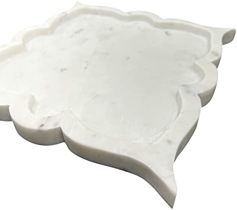 Unique Square Marble Vanity Organizer Tray
