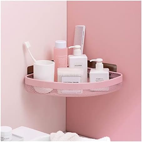 BAHELS Corner Shower Caddy Pink Storage Rack