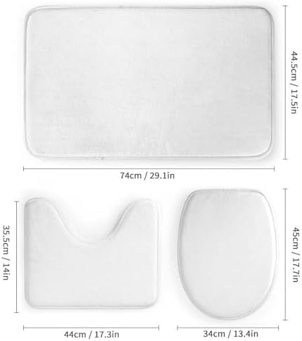 Personalized Custom Bathroom Set with Image and Text Design