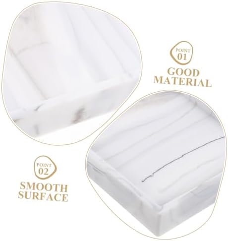3Pcs Silicone Vanity Tray for Bathroom Storage and Toiletries Organization