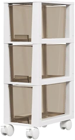 Ruiyijiou 75 Bathroom Storage Corner Shelf with Wheels