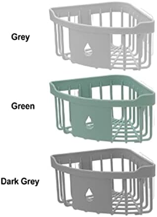 Holder Basket Shower Organizer Wall Mounted Storage Rack for Bathroom and Kitchen