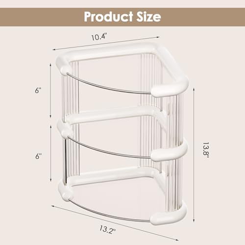 3 Tier Bathroom Countertop Organizer for Skincare and Makeup Storage