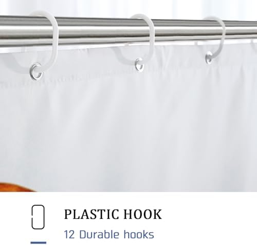 DESIHOM Fall Goldfinch Bird Shower Curtain Set - 72 Inch