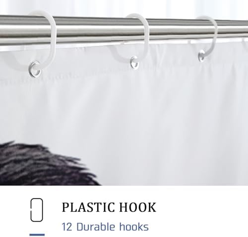 DESIHOM Fall Chickadees Bird Shower Curtain Set 78 Inch