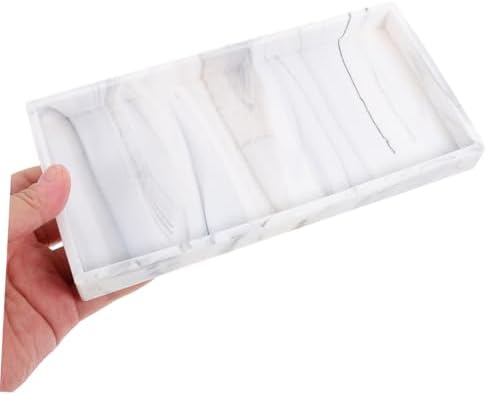 3Pcs Silicone Vanity Tray for Bathroom Storage and Toiletries Organization