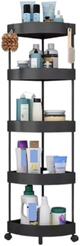Corner Shower Organizer Stand 5-Tier ABS Bookshelf