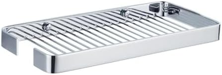 Silver Bathroom Shower Shelf Organizer 118 Inch Wall Mounted Caddy Rack