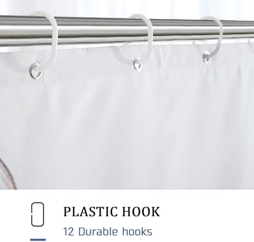 DESIHOM Fall Seagull Bird Shower Curtain Set - 62 Inch