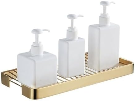Modern Minimalist Metal Shower Caddy Rack 118 Inch Gold