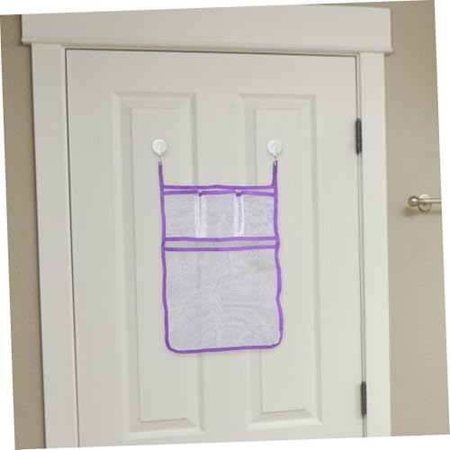 Stylish Hanging Mesh Organizer Bag for Bathroom Storage