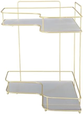 Corner Bathroom Organizer Double Layer Shelf