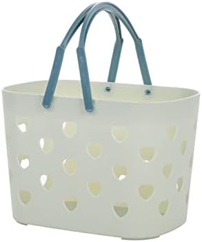 Enforose Plastic Shower Caddy with Handles and Large Capacity
