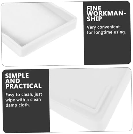 3pcs Thick Bathroom Vanity Tray Organizer for Soap and Perfume