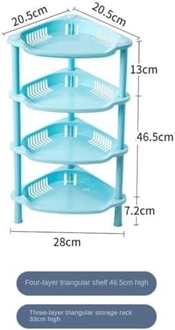 Corner Shelf Stand Shower Organizer 4 Tier Plastic