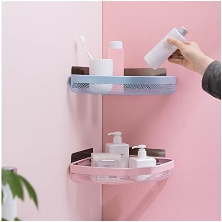 BAHELS Corner Shower Caddy Pink Storage Rack