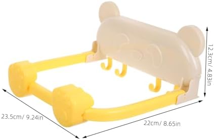 HAKIDZEL Foldable No Drill Shower Rack for Bathroom Storage