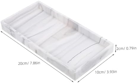 3Pcs Silicone Vanity Tray for Bathroom Storage and Toiletries Organization