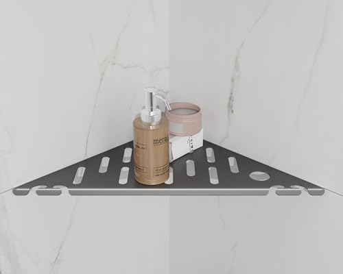 JIMMEAL Shower Corner Shelf 2 Pack Grey 304 Stainless Steel