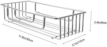 PRETYZOOM Wall Mounted Shower Organizer Rack for Toothbrushes Cups and Bathroom Essentials