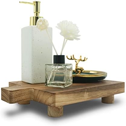 Handmade Wooden Tray for Soap and Bath Bottles