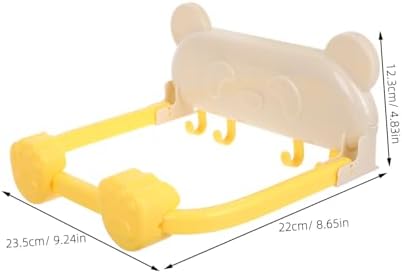 Luxshiny Foldable Wall Mount Basin Rack Non Slip Suction Cup Decorative Bathroom Shelf