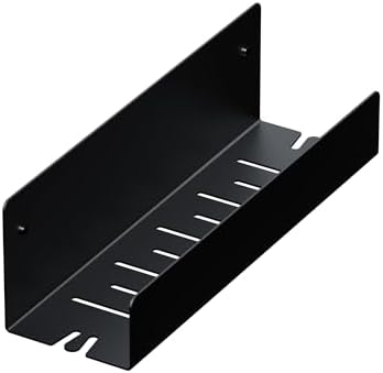 Qeke Shower Caddy 12 Inch Matte Black Stainless Steel