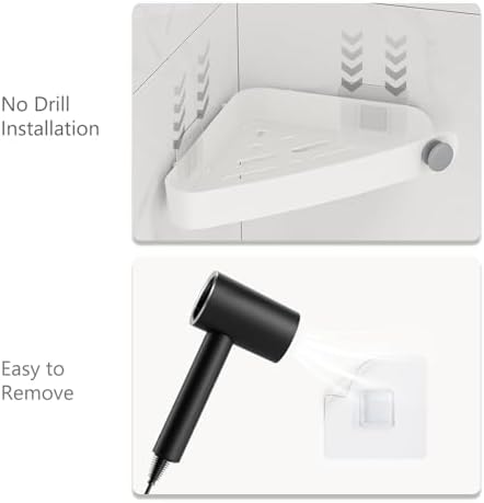 Sotfamily Shower Caddy Corner 4 Pack White