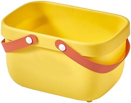 Shower Basket with Handle Cute Cartoon Design Portable Organizer for Bathroom and College Dorm