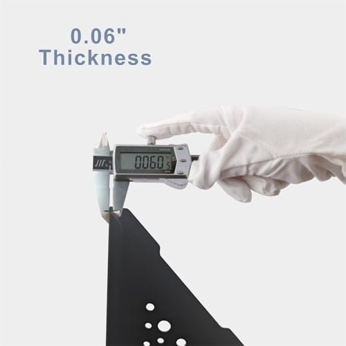 HIDROP Matte Black Corner Shower Shelf 2 Pack No Drilling