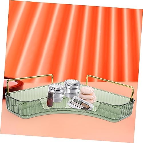 PRETYZOOM Vanity Tray Corner Shelves Bathroom Organizer
