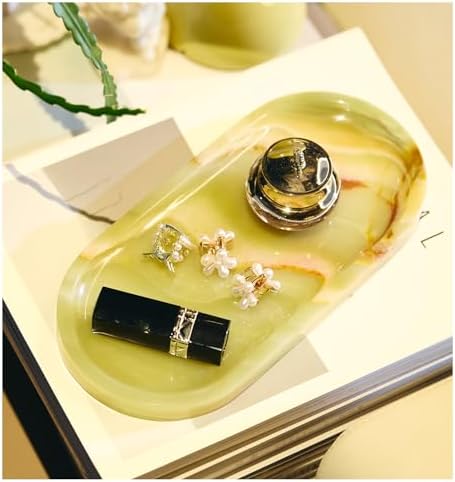 GarnCeilo Decorative Marble Tray Olive Green