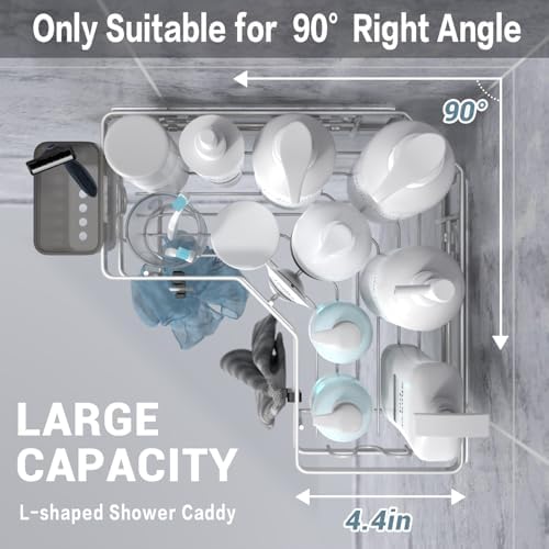 Shower Caddy 2Pack Adhesive Corner Organizer