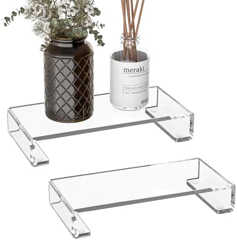 Crystal Clear Acrylic Soap Dish Holder Stand