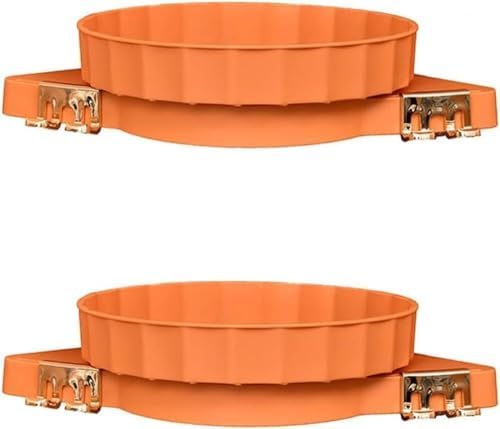 Shower Caddy with 2 Tier Plastic Hooks Corner Shelf Organizer Blue-Orange