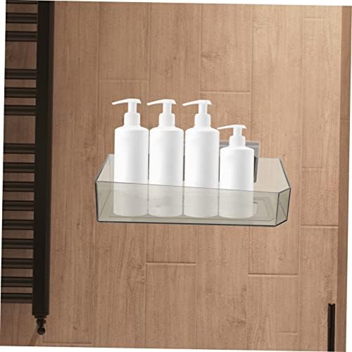 Brightfufu Door Organizer Wall Sticking Shelf Bathroom Shower Rack No Drill Decorative Storage Stands Easy Install
