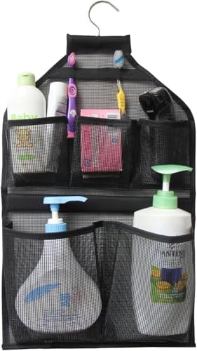 MISSLO Hanging Mesh Shampoo Shower Organizer with Rotatable Hanger