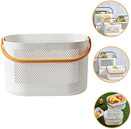 Cabilock Plastic Storage Basket for Kids Orange 150 Capacity