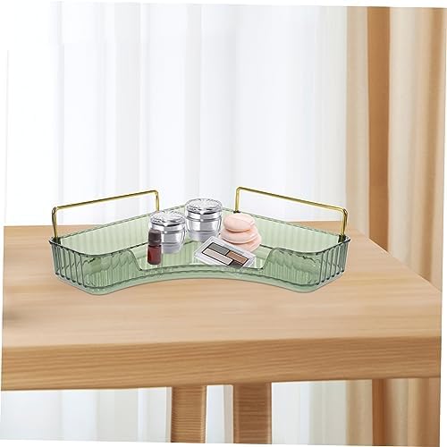 PRETYZOOM Vanity Tray Corner Shelves Bathroom Organizer