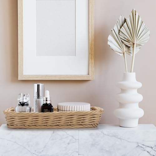 CESTATIVO Small Bathroom Tray for Organizing and Decor