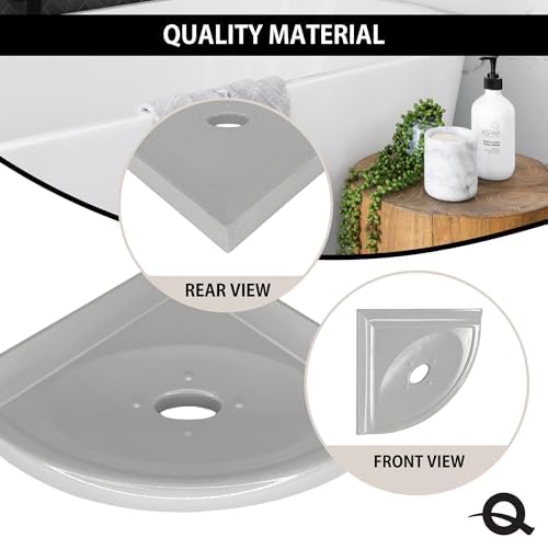 Questech 5 Inch Soap Dish Corner Shelf 1